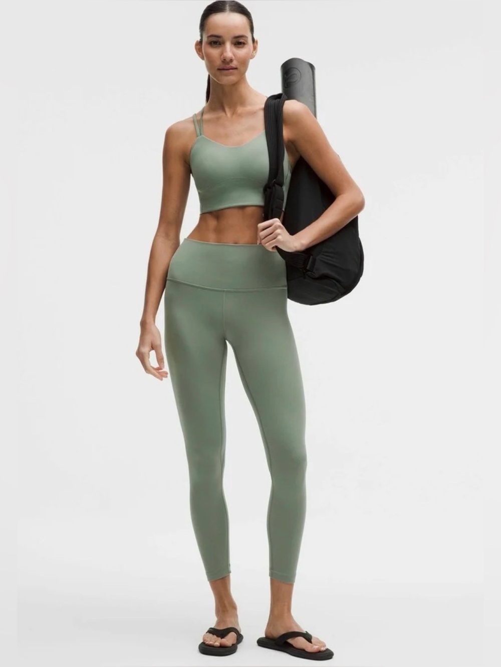 Lululemon Align No Line High-Rise Pant 25” Willow Size 6 NWT
